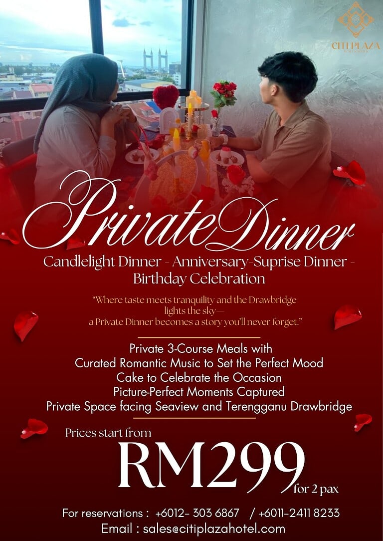 hotel candlelight dinner terengganu
